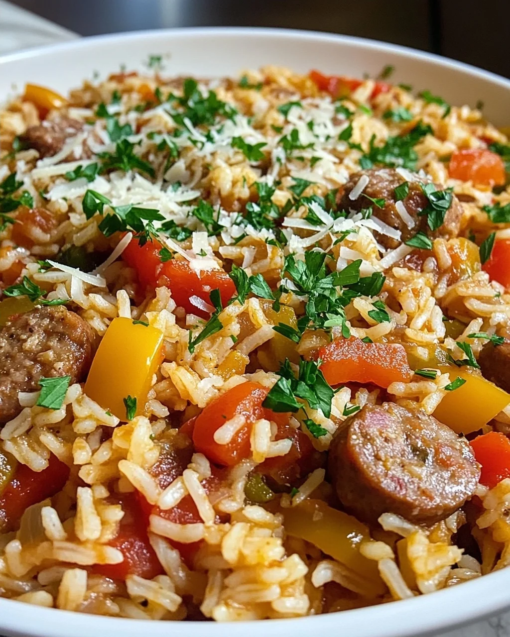 Best One Pan Italian Beef Sausage & Rice for Busy Nights