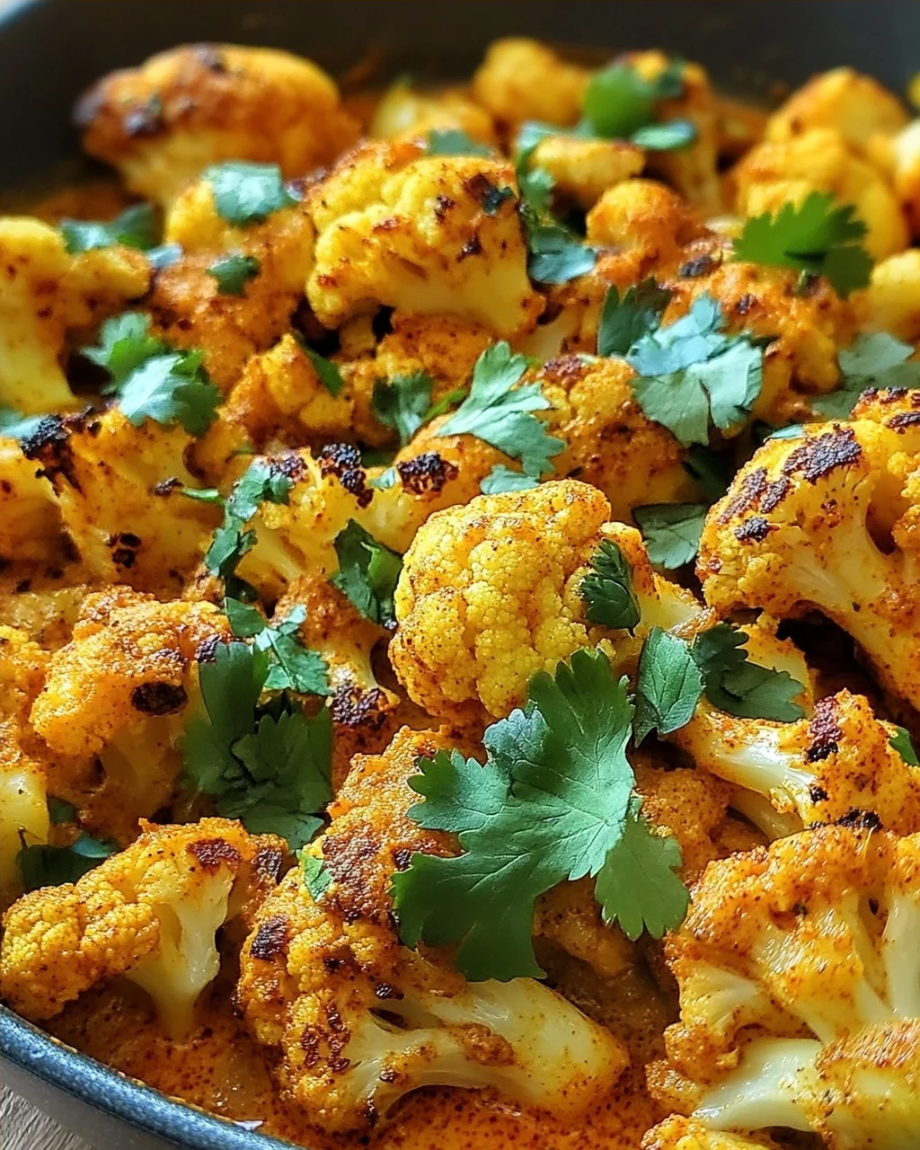 Blumenkohl Curry aus dem Backofen