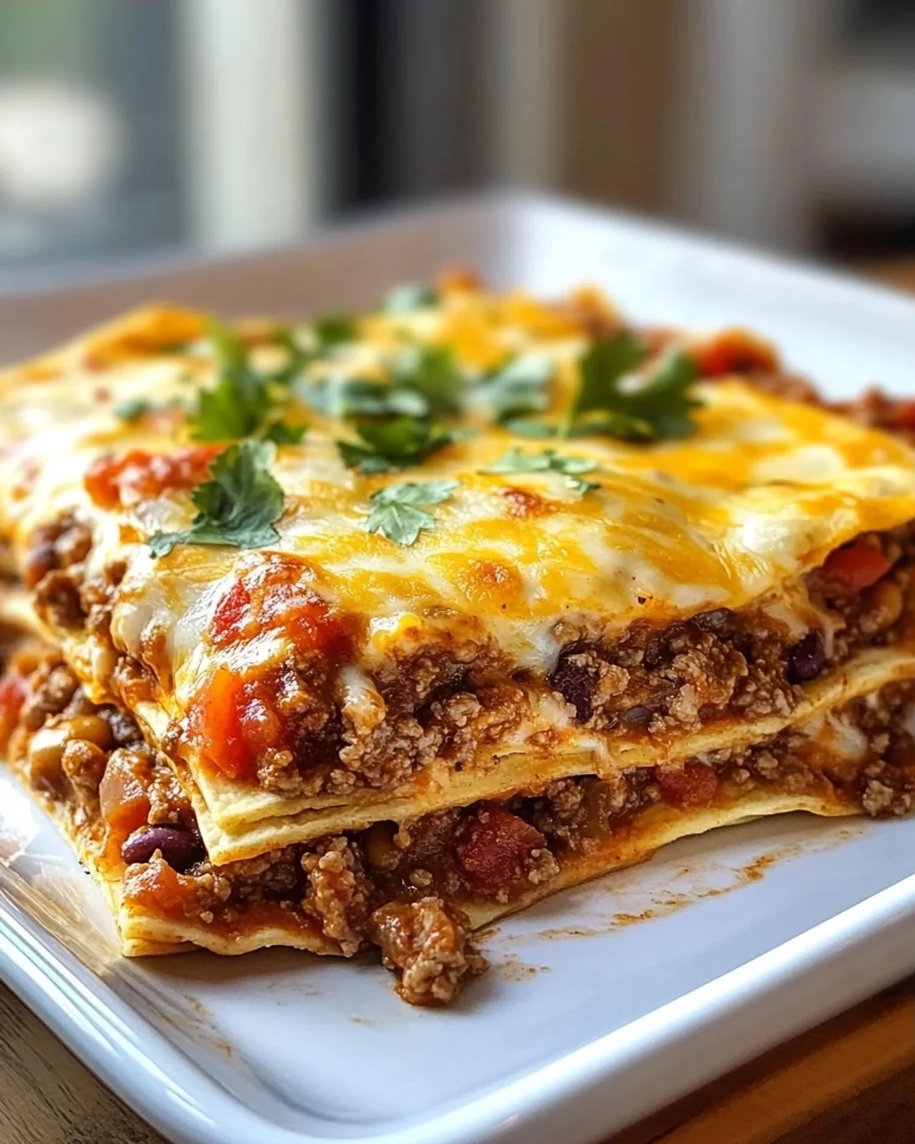 Burrito Auflauf mit Hackfleisch & Käse – Einfach Lecker!