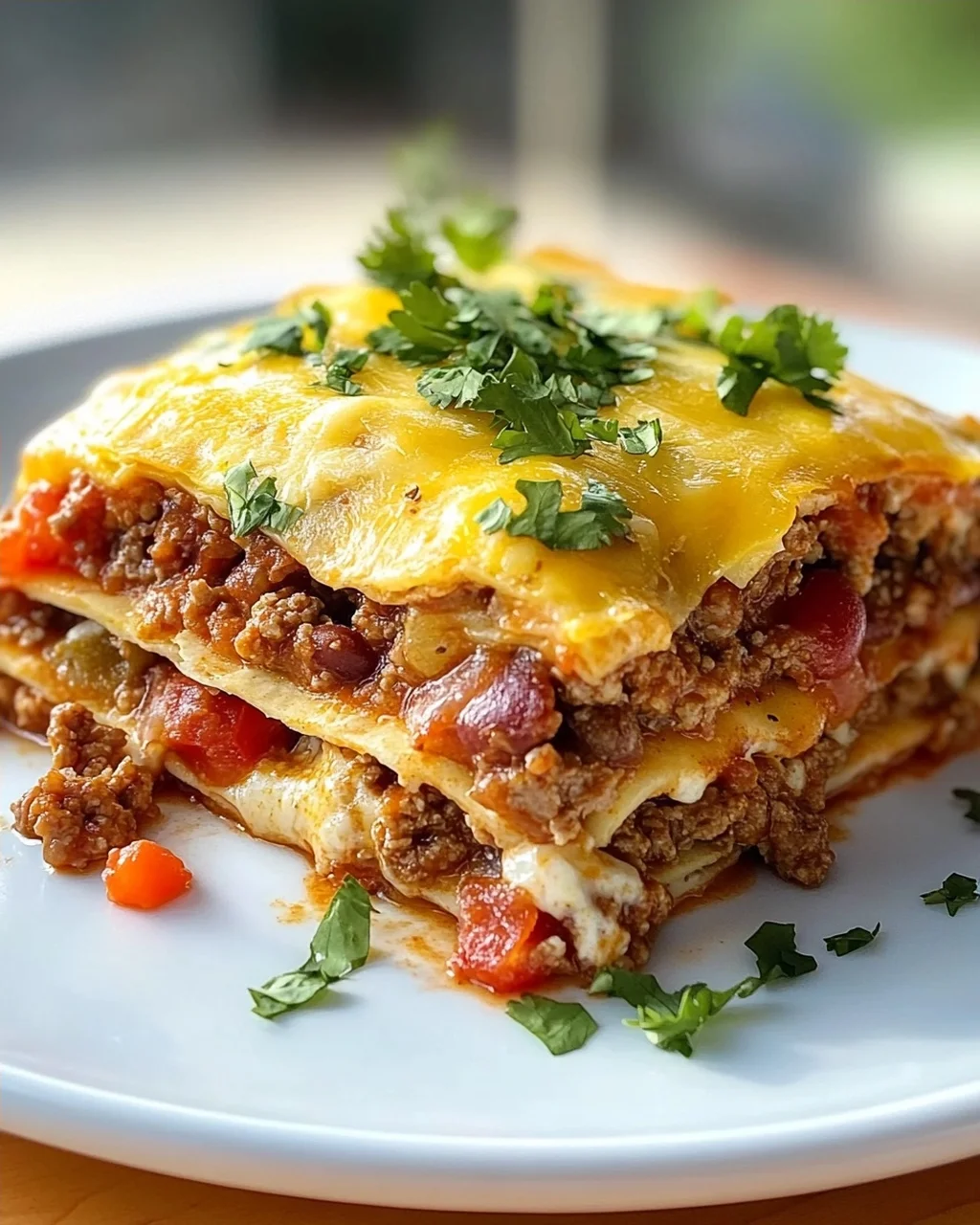 Burrito Auflauf mit Hackfleisch & Käse – Einfach Lecker!