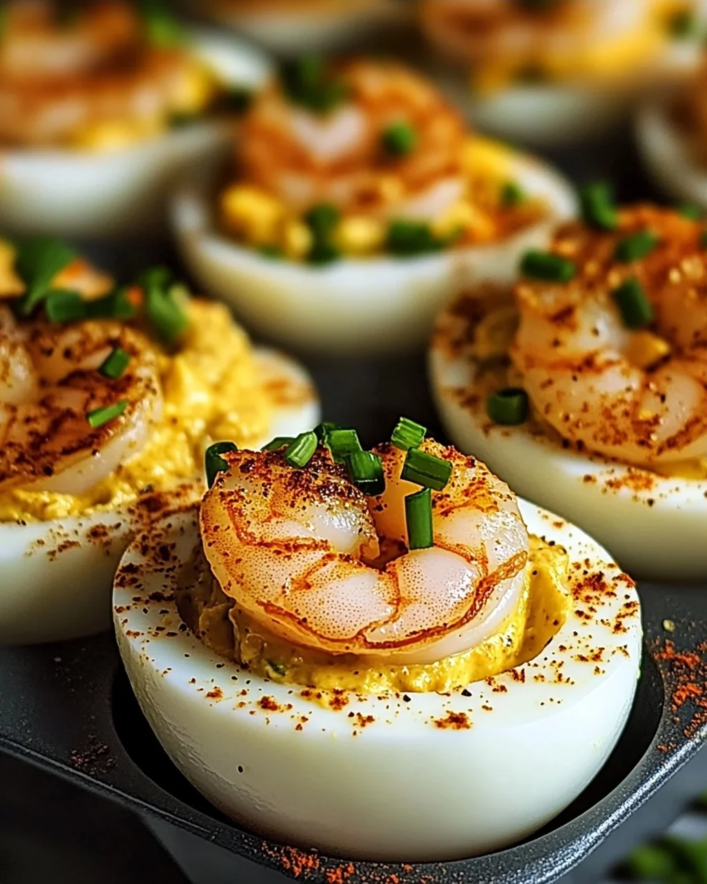 Cajun Garnelen Eier mit Senf – Einfach lecker!
