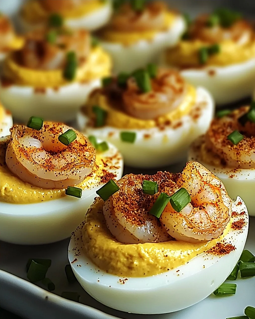 Cajun Garnelen Eier mit Senf – Einfach lecker!