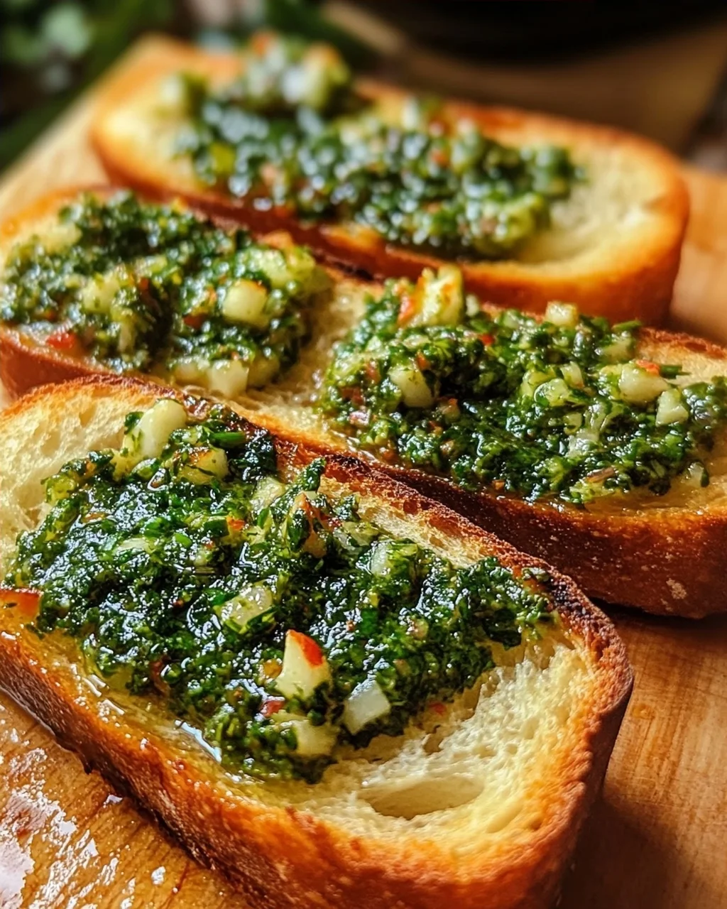 Chimichurri Knoblauchbrot