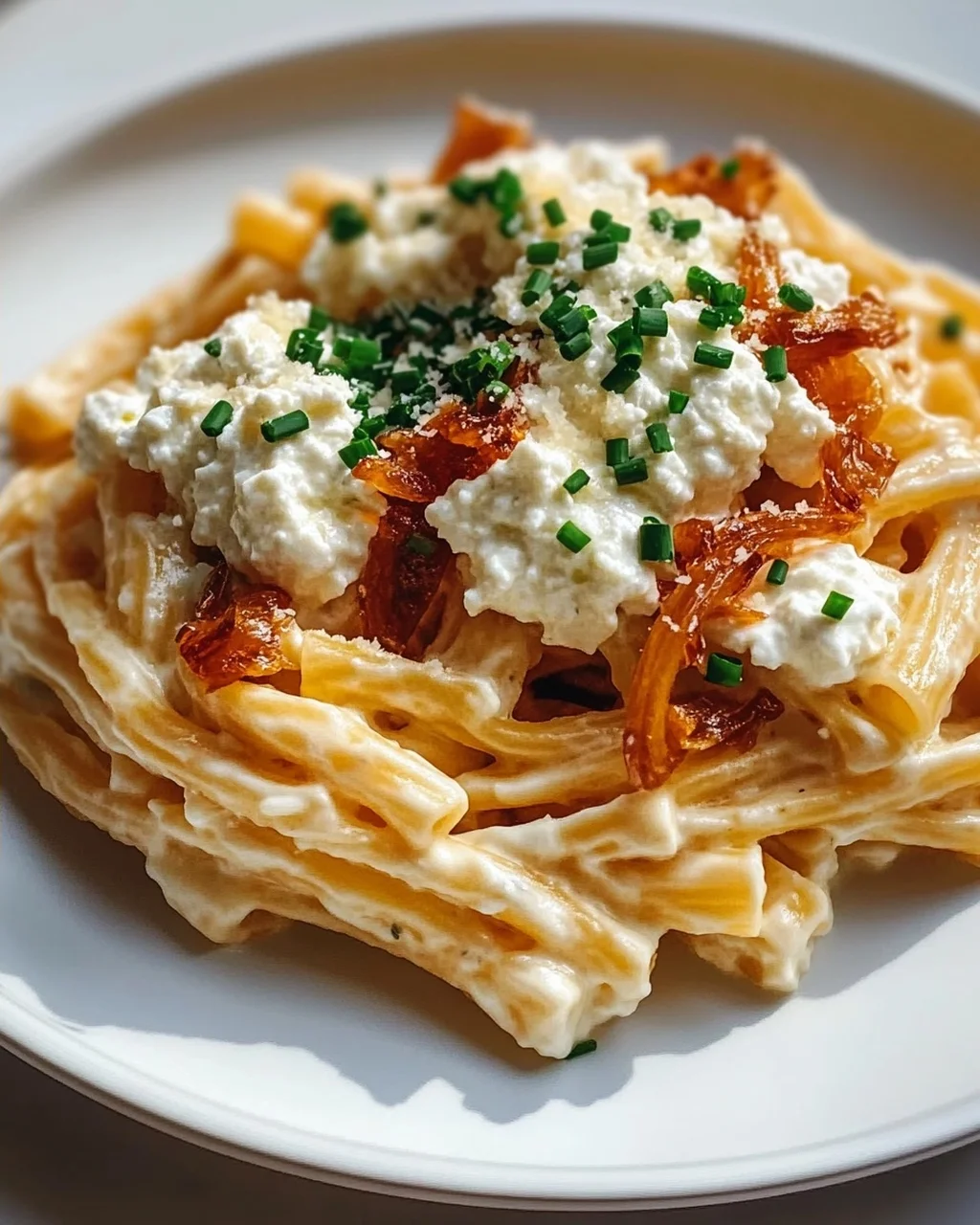 Cremige Nudeln mit Hüttenkäse – Blitzrezept für jeden Tag