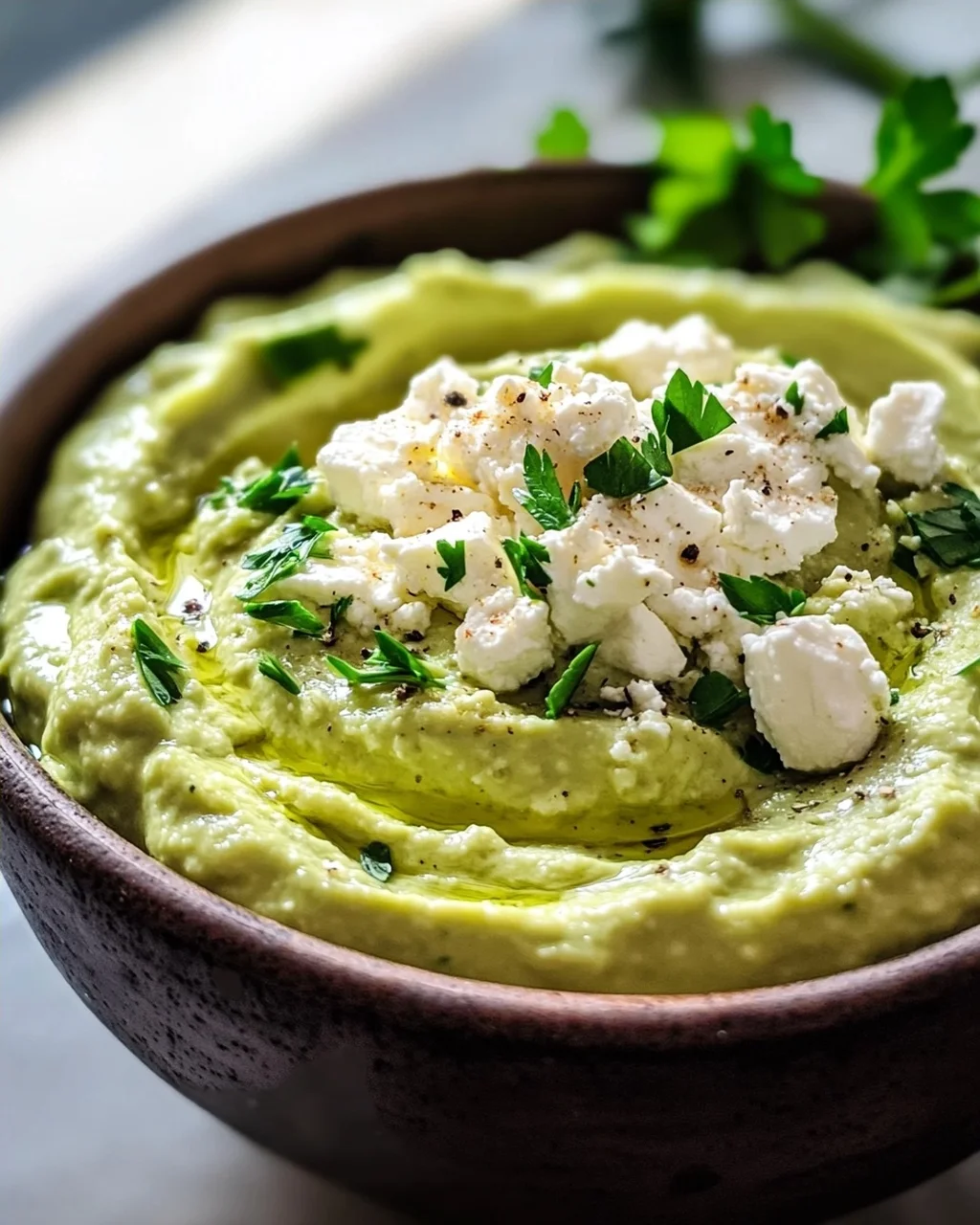Cremiger Avocado Feta Dip: Dein mediterraner Lieblingsdip!