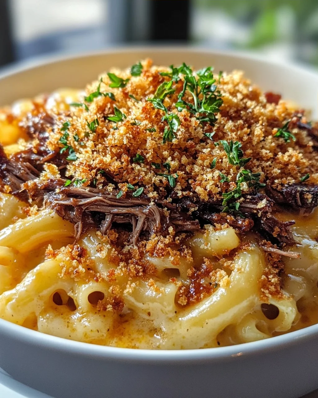 Dekadentes BBQ Pulled Beef Mac and Cheese: Ein Geschmackserlebnis der Extraklasse