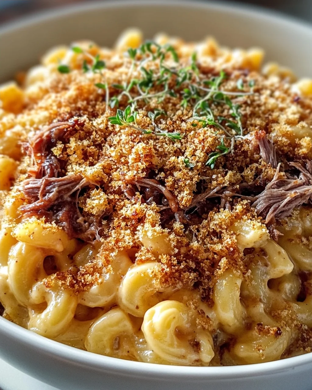 Dekadentes BBQ Pulled Beef Mac and Cheese: Ein Geschmackserlebnis der Extraklasse