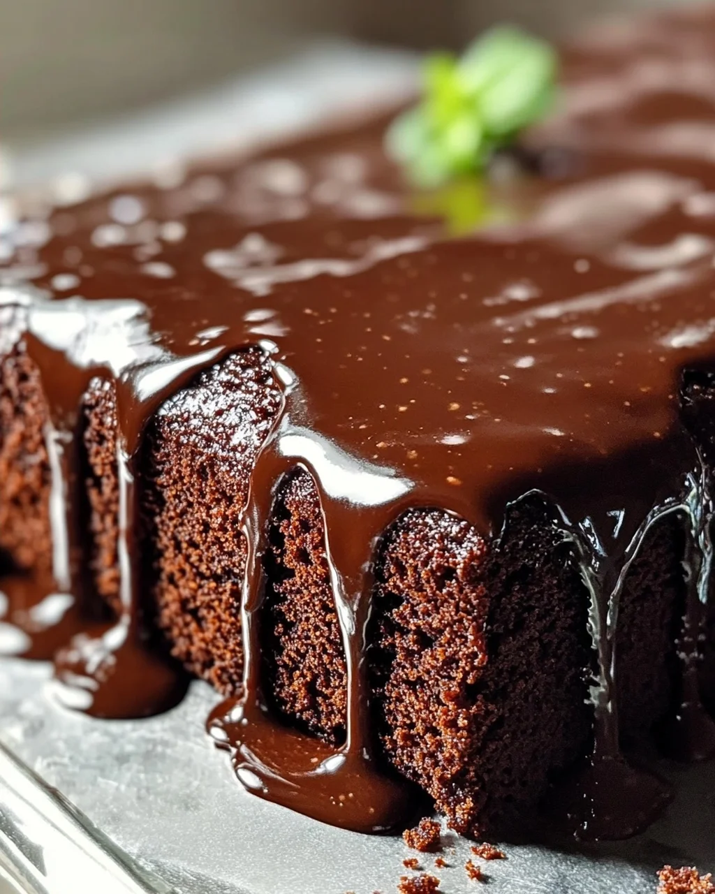 Einfacher Schoko Blechkuchen mit Glasur – Schnell und Lecker!