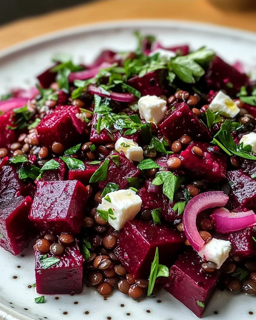 Gesunder Rote Bete Linsen Salat – Lecker und Nährstoffreich!