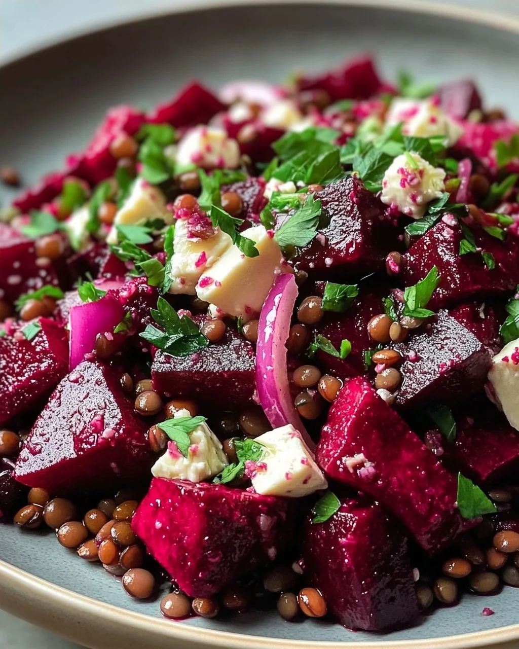 Gesunder Rote Bete Linsen Salat – Lecker und Nährstoffreich!
