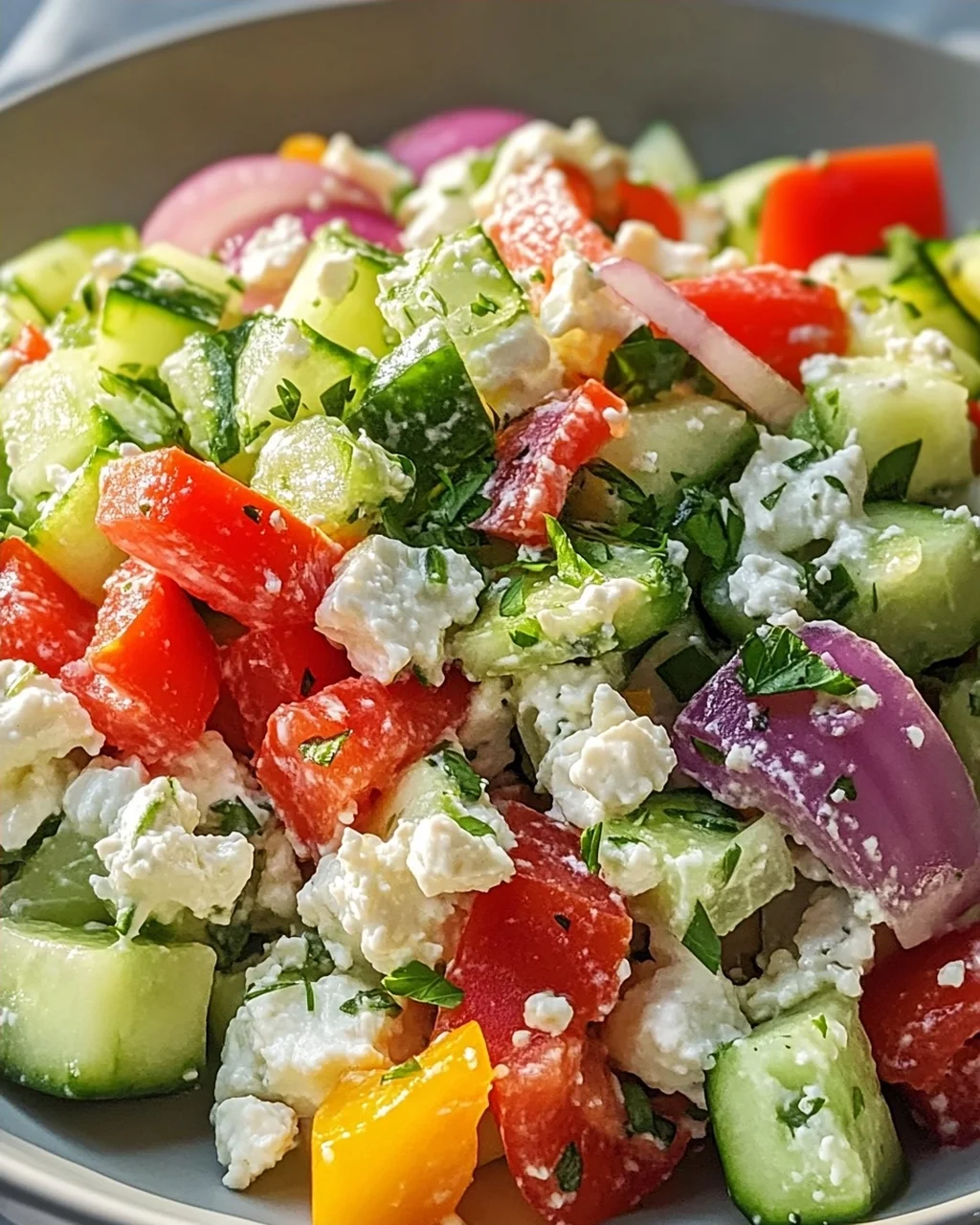 Hüttenkäse Salat: Die leckere Proteinbombe für Fitnessfans!