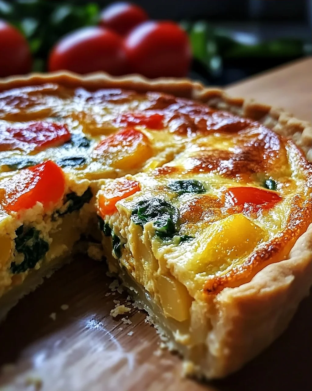 Kartoffel-Quiche mit Kartoffelteig