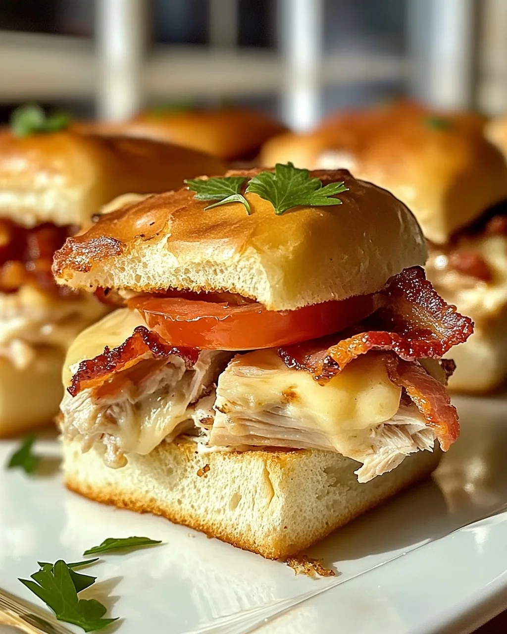 Kentucky Hot Brown Sliders