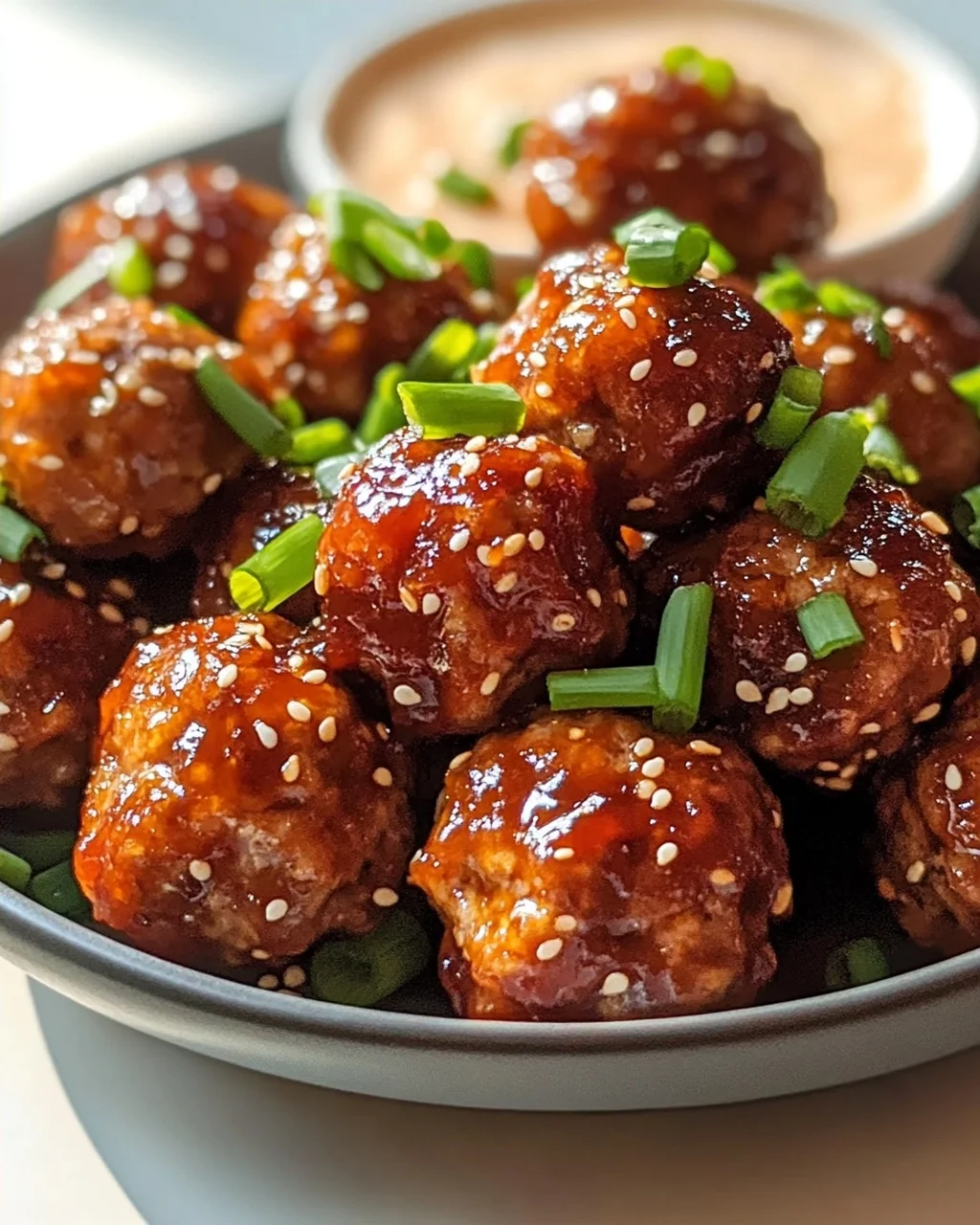 Koreanische BBQ-Frikadellen mit scharfem Mayo-Dip