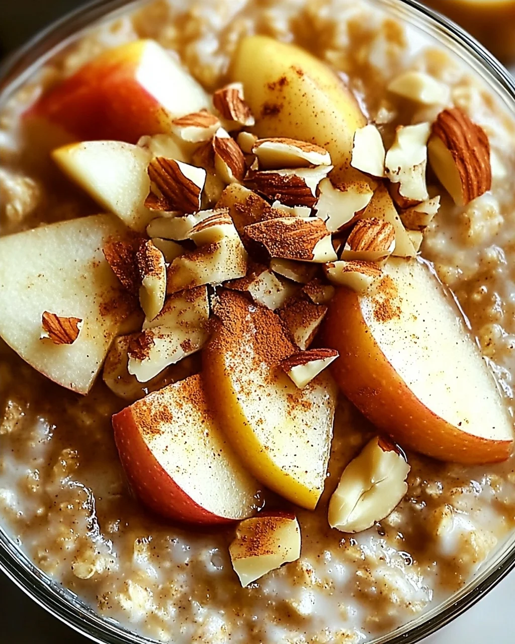 Köstliche Apple Cinnamon Overnight Oats Einfaches Rezept