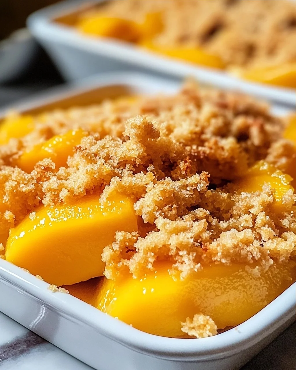 Mango Krümel – Ein veganer Genuss aus dem Ofen