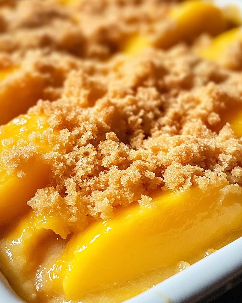 Mango Krümel – Ein veganer Genuss aus dem Ofen