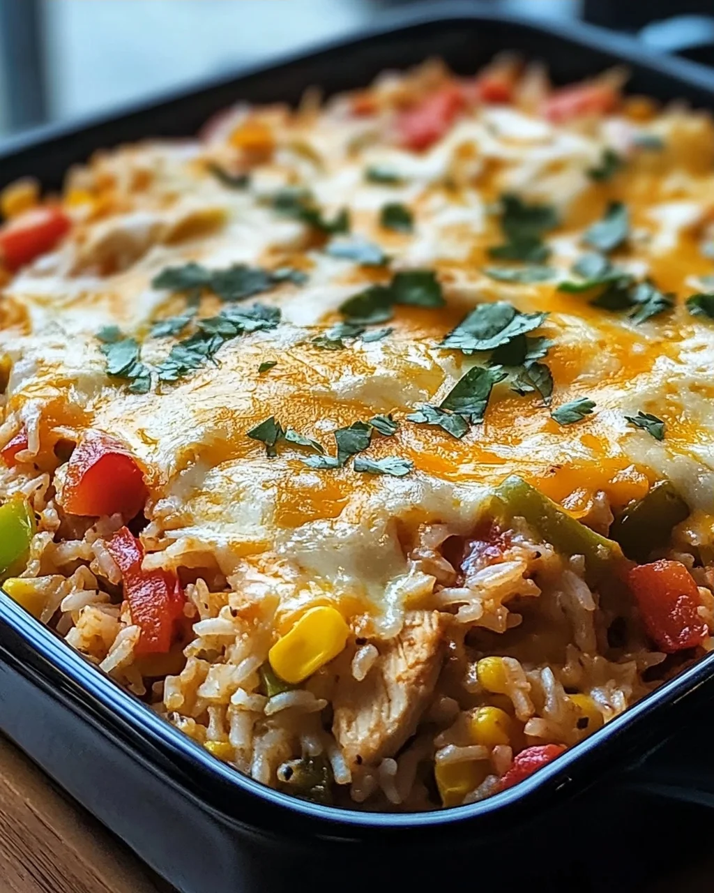 Mexikanischer Hähnchen-Reis-Auflauf leicht gemacht