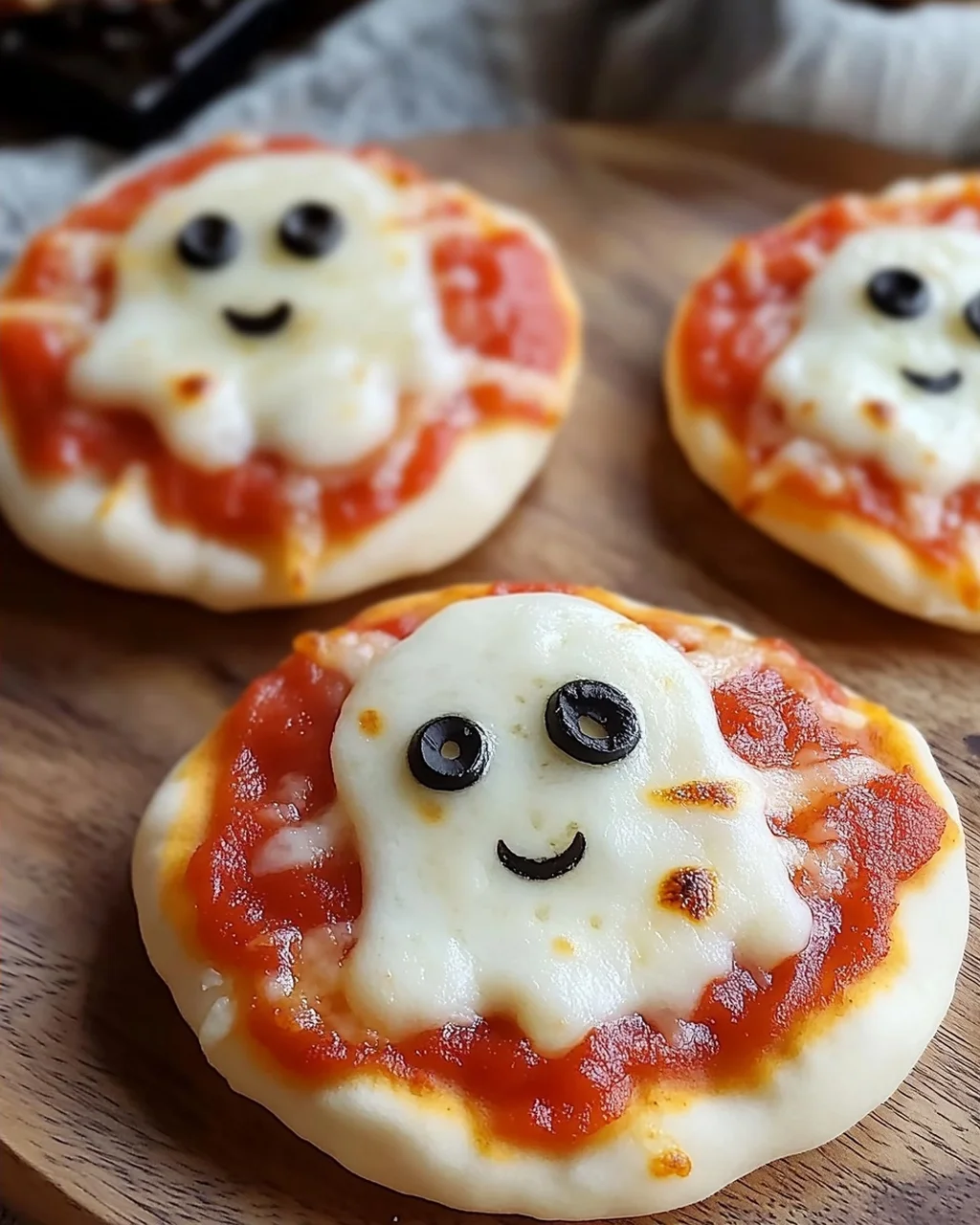 Mini-Geisterpizzas