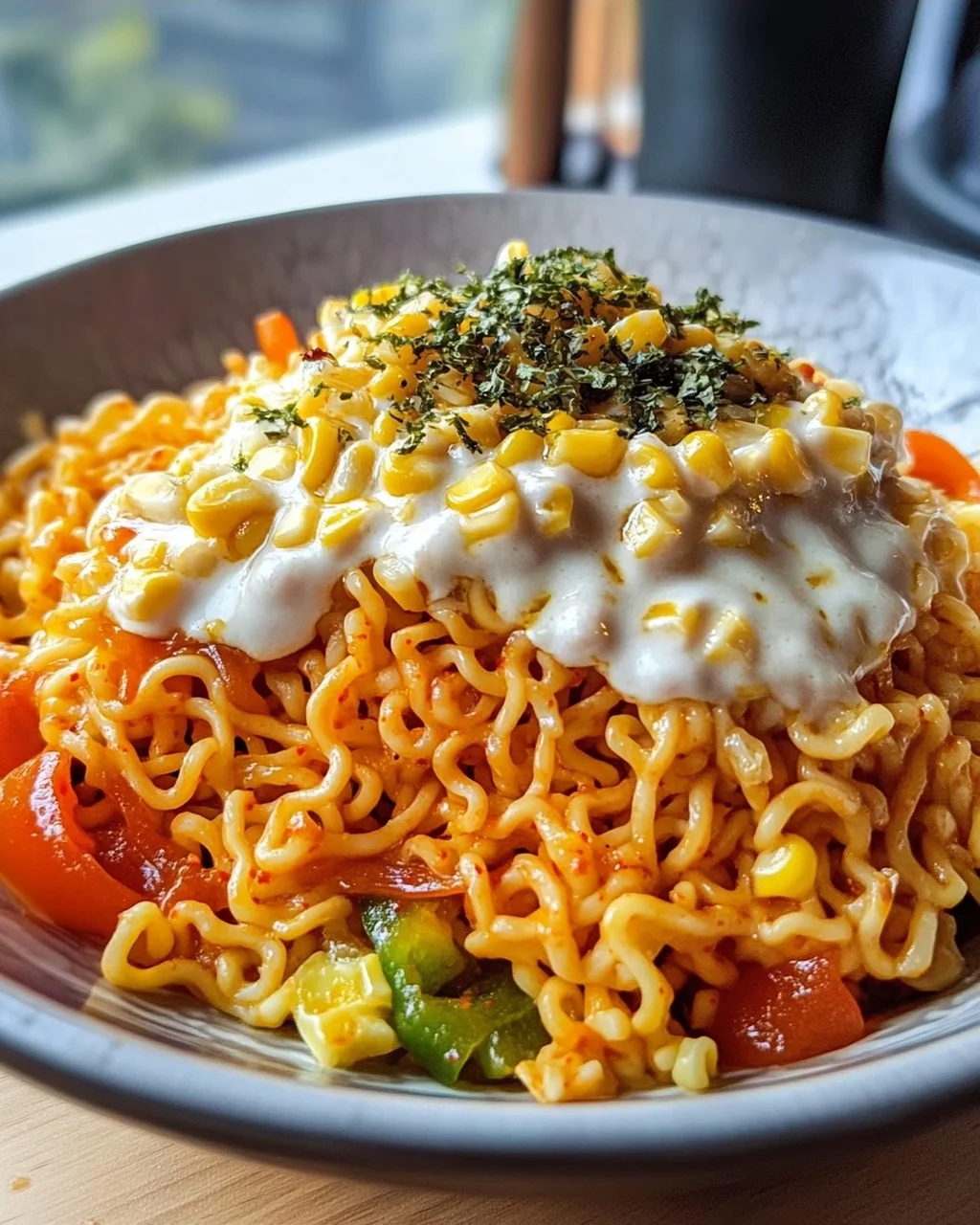 Rezept: Scharfe Nudeln mit Koreanischem Corn Cheese – Jetzt kochen!