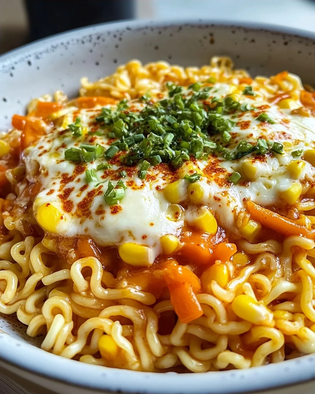 Rezept: Scharfe Nudeln mit Koreanischem Corn Cheese – Jetzt kochen!