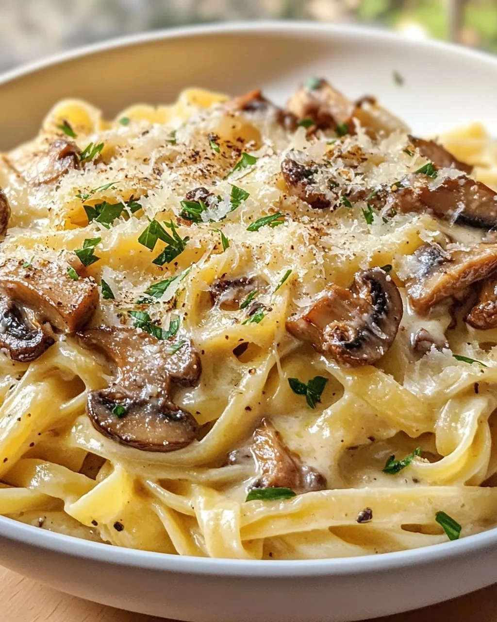 Unwiderstehliche Karamelisierter Lauch Pilz Gruyère Pasta