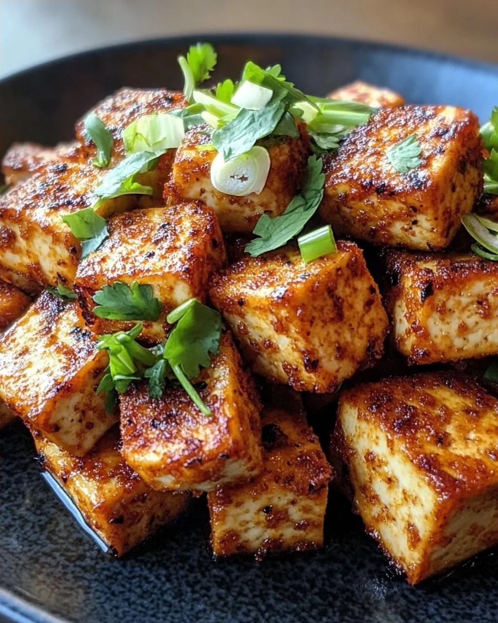 Wie man knusprigen gebackenen Tofu macht